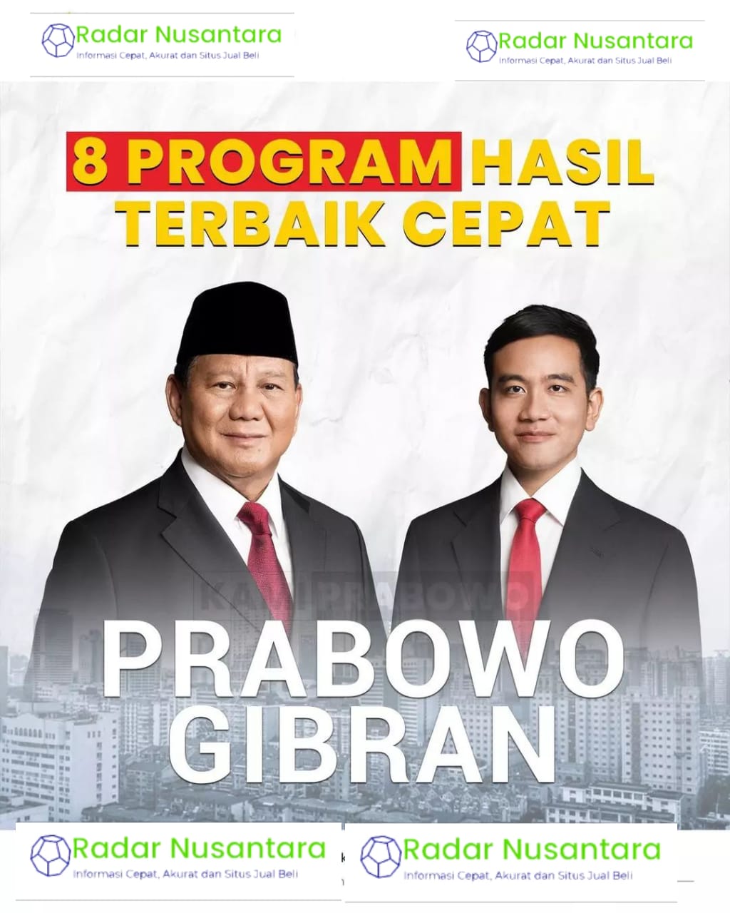 8 Program Cepat Prabowo-Gibran, Salah Satunya Makam Siang Dan Susu ...